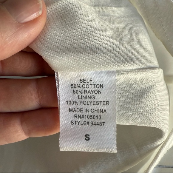 Savanna Jane Blue Multicolor Embroidered Boho Mini Dress Womens Small Sleeveless - Picture 6 of 8